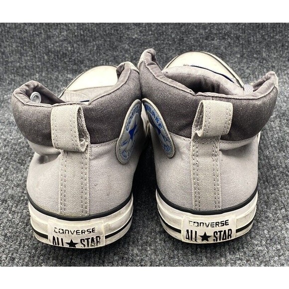 Converse All Star Men's Size 9 Grey Street Canvas Mid Top Sneaker 155742F - Picture 6 of 13